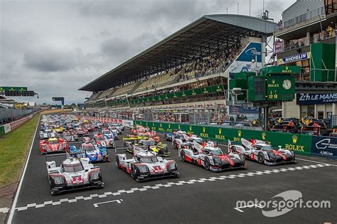 La Grille De Départ Des 24 Heures Du Mans 2017