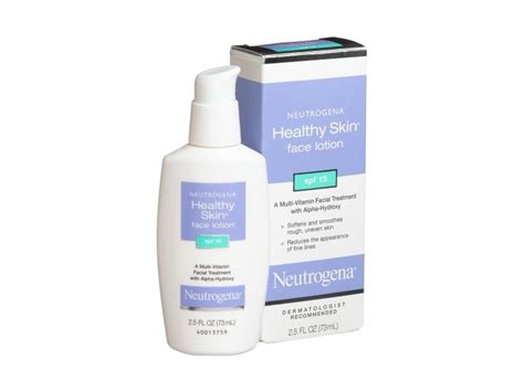 Neutrogena Healthy Skin Face Lotion Spf 15 2 5 Oz Ingredients And Reviews