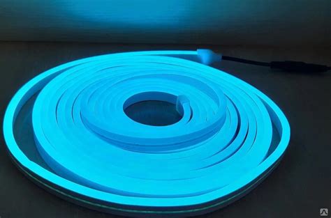 Неон гибкий светодиодный 12 В 6х12 мм с адаптером катушка 5 метров ...