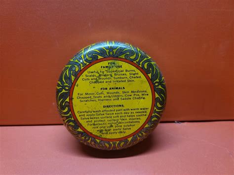 Vintage Highly Medicated Rawleigh S Antiseptic Salve Tin Can 5 Oz EBay