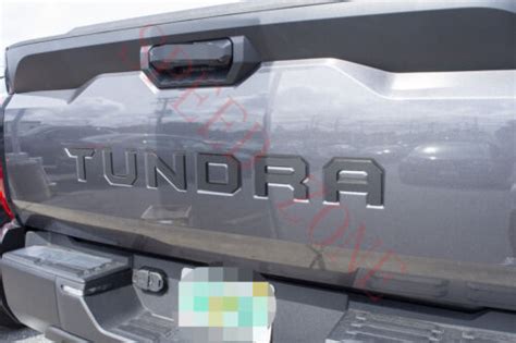 Matte Black Emblem Compatible TOYOTA 2022 2023 TUNDRA Tailgate Letters