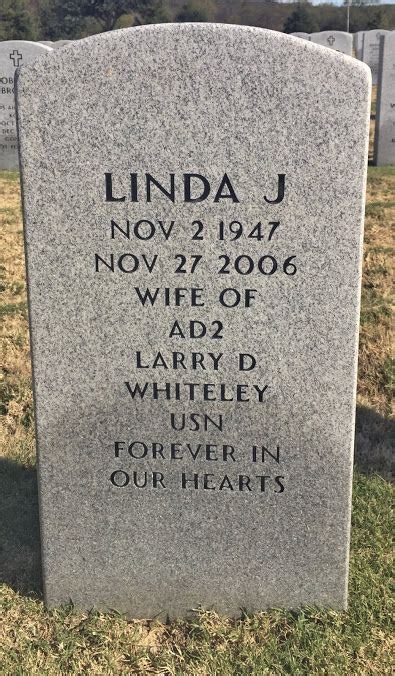 Linda J Kinman Whiteley Find A Grave Memorial