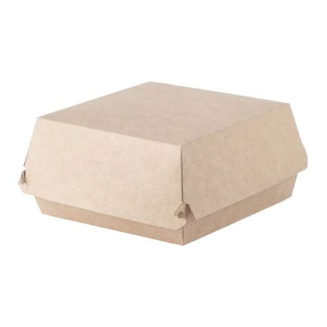Коробка для бургера (110х110х60мм) крафт "Оригамо",300шт - Купить оптом ...