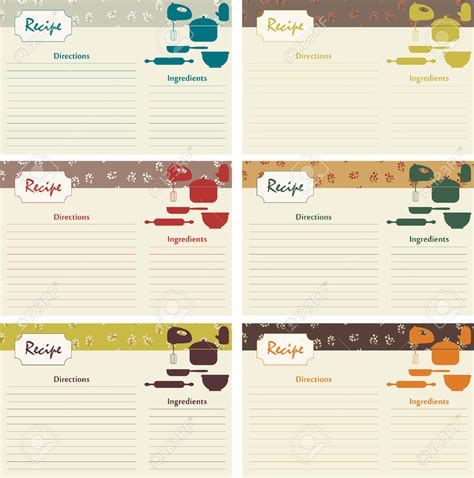 How To Make Recipe Cards - Creating Recipe Cards with Digital Scrapbook ...