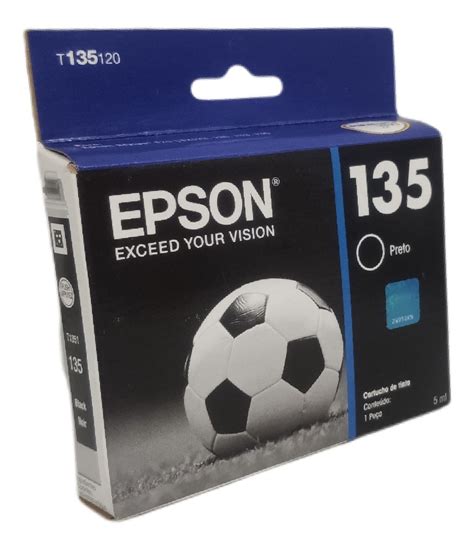 Cartucho De Tinta Preto 135 Epson T25 Tx123 Tx133 Tx135 MercadoLivre