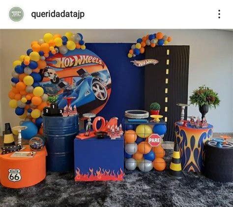Pin de Quédima Cristina em Festa carros Festa hotweels Festa hot wheels Aniversário hot wheels