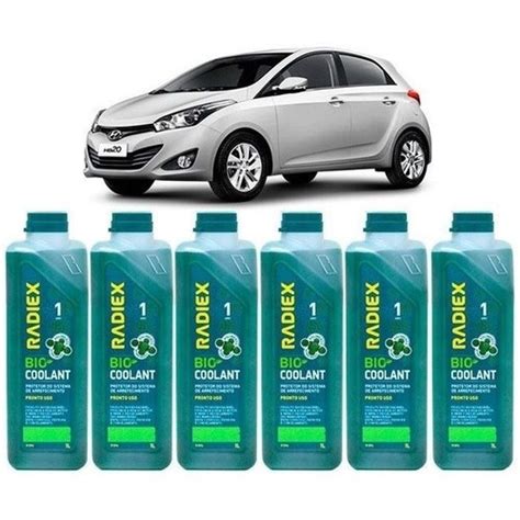 Kit Aditivo Para Radiador Litros Pronto Uso Verde Para Hyundai