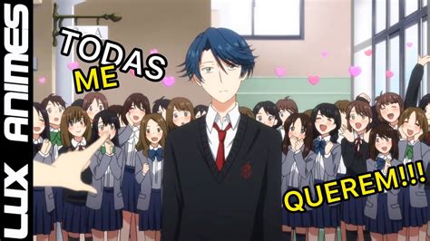 animes de harem  vida escolar onde  protagonista  rodeado de