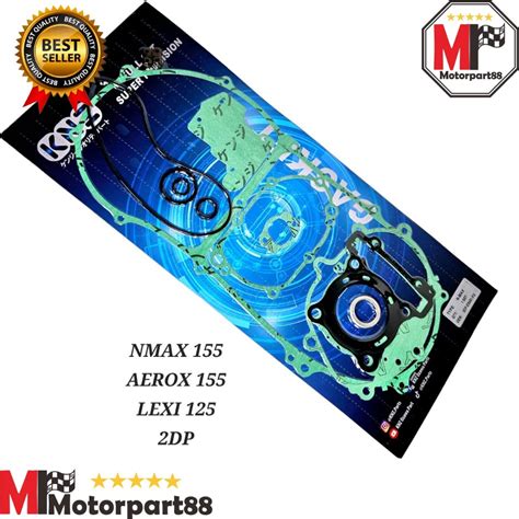 Jual PAKING KNZ GASKET FULL SET NMAX N MAX 155 AEROX 155 LEXI 125 2DP