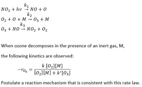 Chemical Reaction Engineering 2 (Kinetics 2) Dear | Chegg.com 