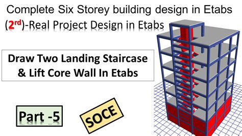 Complete Building Design In Etabs Real Project Design Draw