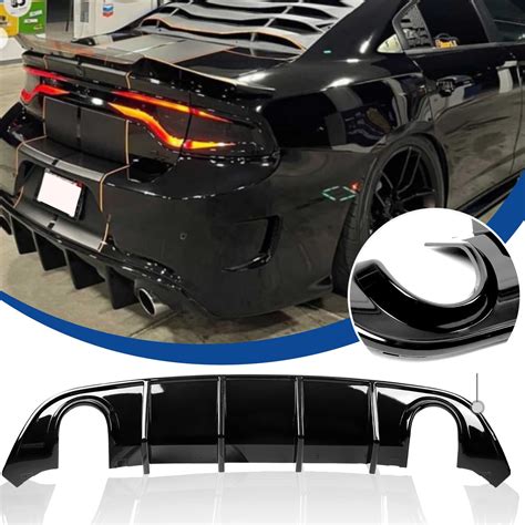 Buy Rear Diffuser Compatible With 2015 2022 Dodge Charger SRT Hellcat