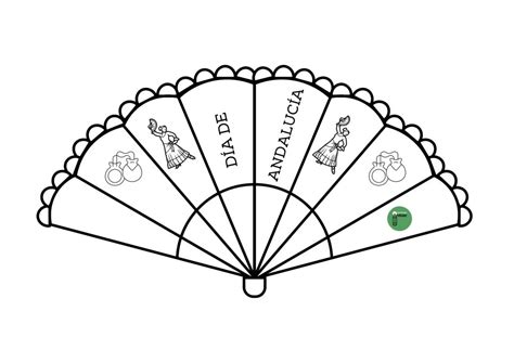 Abanicos para celebrar el DÍA DE ANDALUCÍA