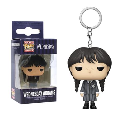 Funko Pocket Pop Keychains Chaveiro Wandinha Addams Wednesday