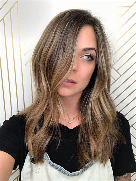 babylights on light brown hair 10