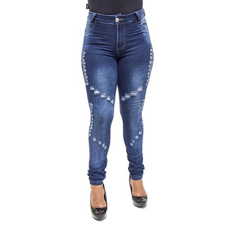 Calça Jeans Feminina Hot Pants Rasgadinha Helix Ane Jeans Anos