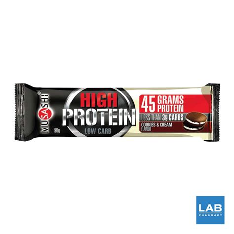 Musashi P45 Protein Bar 90 G มูซาชิ โปรตีนอัดแท่ง 1 ชิ้น Shopee Thailand