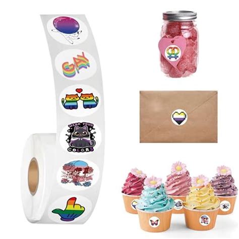 Rainbow Pride Stickers For Gay Men Lesbian Women Queer Bi Trans LGBTQ EBay