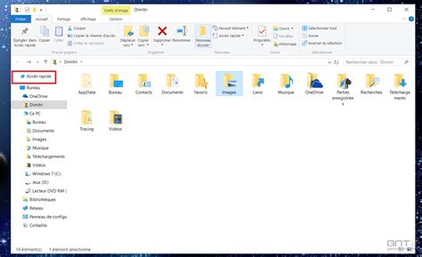 G Rer Vos Dossiers Favoris Sous Windows Trucs Astuces Et Howto Hot