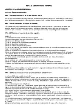 Tema 2 Derecho Del Trabajo Pdf