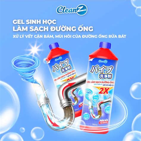 gel sinh hoc da nang cleanz giai phap lam sach manh  bao ve duong
