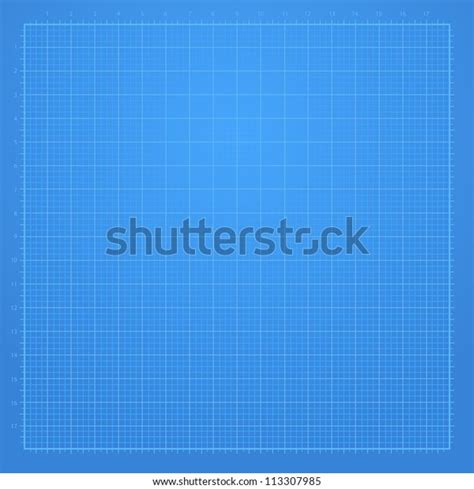 Blue Graph Paper Background Stock Vector (Royalty Free) 113307985