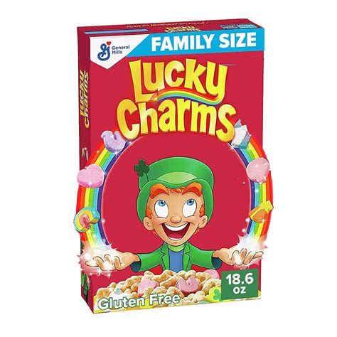 General Mills Lucky Charms Cereal Family Size