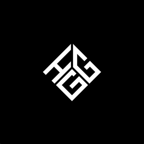 HGG letter logo design on black background. HGG creative initials ...