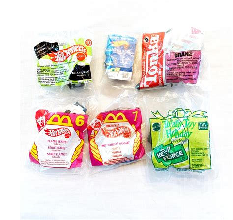 Vintage Hot Wheels Happy Meal Toys Cars Lot Of 6 Sealed New 90s Tonka Etsy