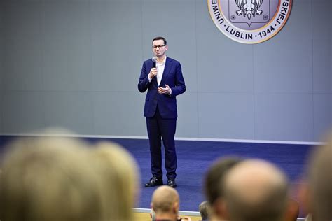 Wizyta Premiera Mateusza Morawieckiego na UMCS ie październik 2019