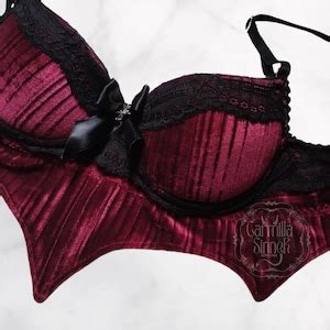 Set Erzebeth Gothic Bra Gothic Bustier Gothic Lingerie Handmade Lingerie Gothic Clothes