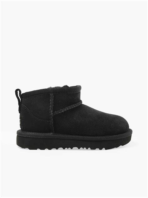 Ugg T Classic Ultra Mini Black Freshcotton