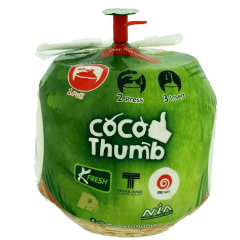 Coco Thumb Premium Quality Pure Coconut Water 1stuk Amazing Oriental