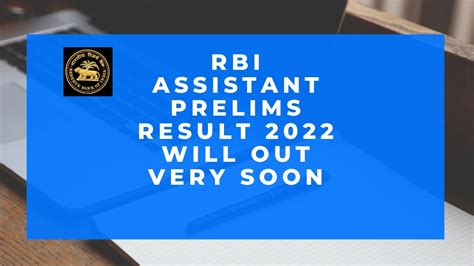 Rbi Assistant Prelims Result 2022 Will Out Soon Rbi Assistant Pre