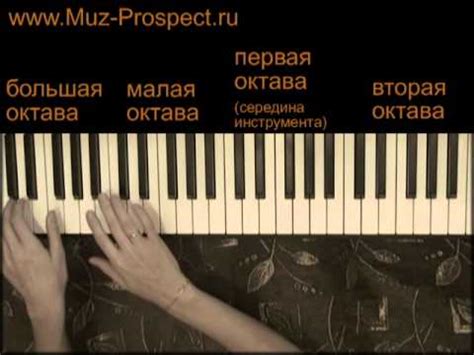 Самоучитель игры на пианино (фортепиано) - Урок 2. Названия клавиш ...