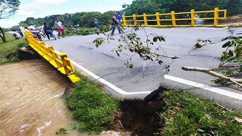 Lluvias Provocan Colapso De Un Puente En El Banco Magdalena