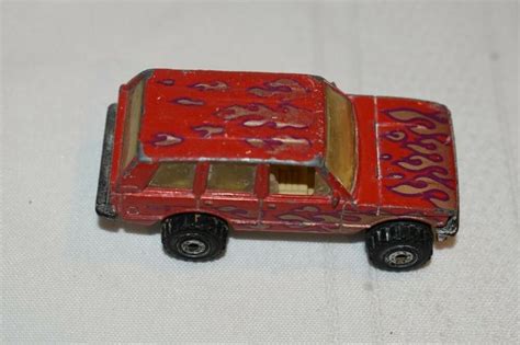 Hot Wheels Red Sports Utility Vehicle With Flames Tampo Made In Malaysia EBay