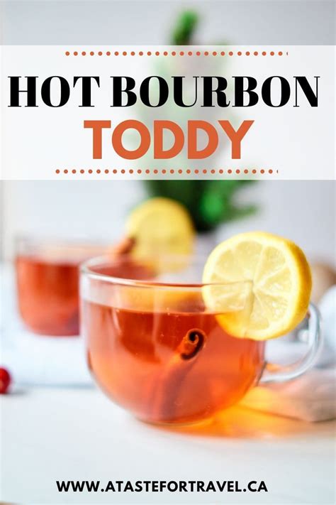 Bourbon Hot Toddy Recipe Refreshing Drinks Recipes Toddy Hot Toddy