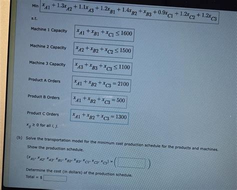 Solved The Ace Manufacturing Company Has Orders For Three Chegg