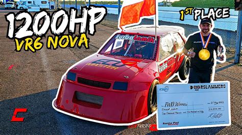 1200hp R30 Vr6 Vauxhall Nova Doorslammers Winner Youtube