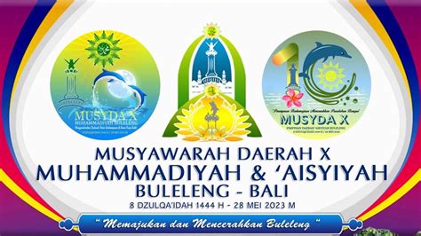 Ucapan Selamat Musyawarah Daerah Ke 10 Muhammadiyah Dan Aisyiyah Kab