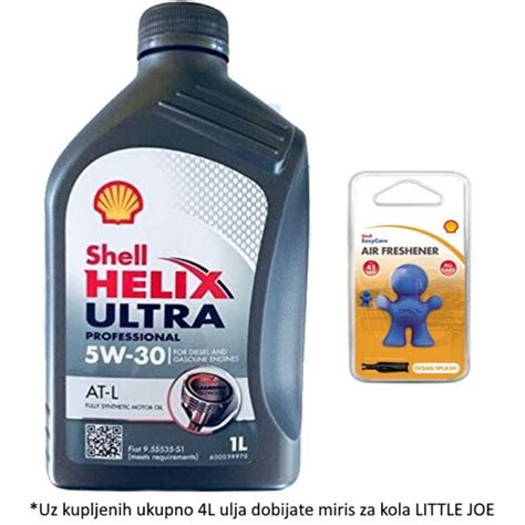 Shell Motorno Ulje Helix Ultra Profesional At L W L Eponuda