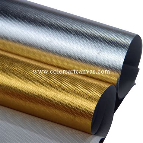 Metallic Gold/Silver Canvas