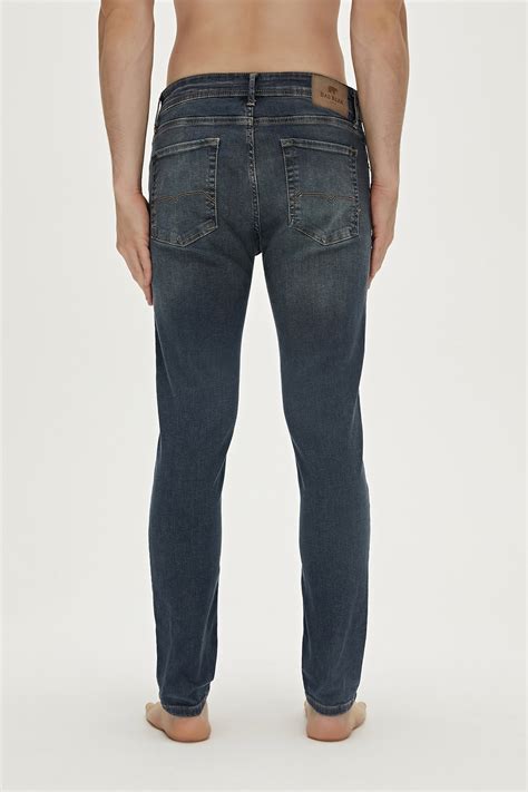 Franco Jeans Okyanus Mavi Erkek Denim Pantolon Bad Bear