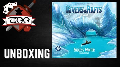 Endless Winter Rivers Rafts Board Game Unboxing YouTube