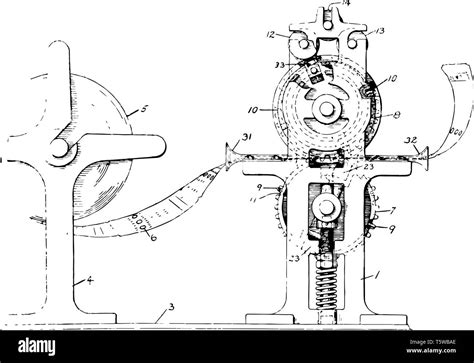 Cette illustration représente une machine qui est utilisé pour l