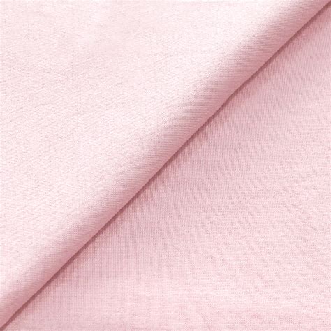 Jersey uni viscose élasthanne Rose dragée vendu au mètre