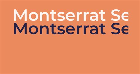 Montserrat SemiBold free Font - What Font Is