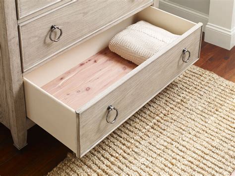 American Drew Vista Relaxed Vintage Midland Chest With Drawer Dividers