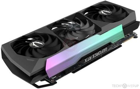 ZOTAC RTX 3090 Ti Extreme Holo Specs TechPowerUp GPU Database